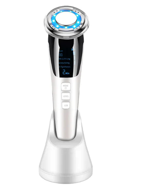 ThermaGlow™ Ansigtsmassage med Ion & Varmeterapi – Professionel Hudpleje Hjemme